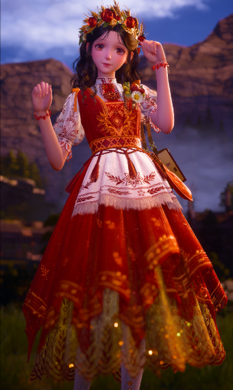 Rosy Country Girl image