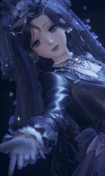 A Violet Rose Sits In Castle Shadow image