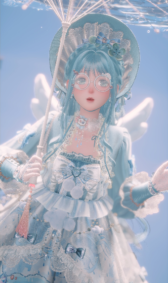 baby blue angel lolita image
