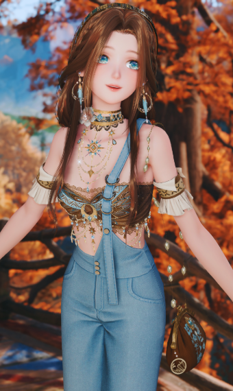 Boho girl image