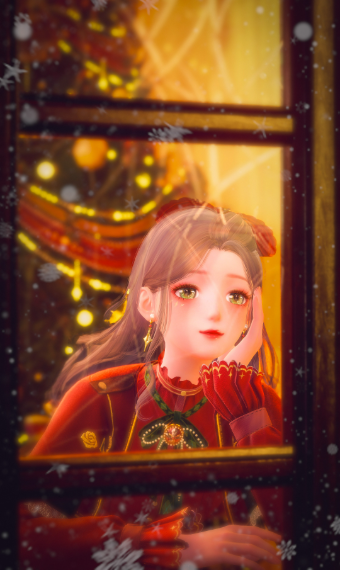 Waiting for Santa image