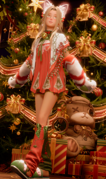 Christmas Kitty Jammies image