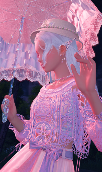 Elegant floral lady image