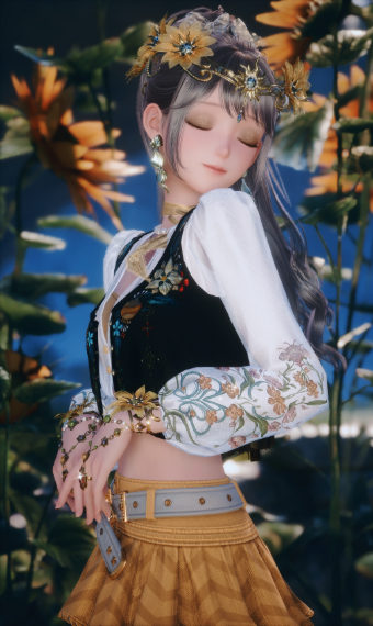 Amongst the Sunflowers image