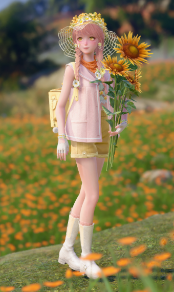Pink Sunflower image