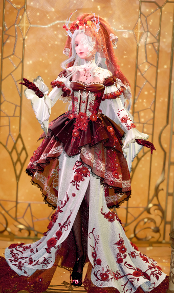 Red wedding image
