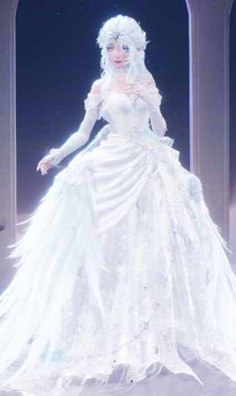 Gothic Angel - White image