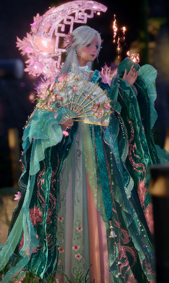 lou lan of the water lilies image