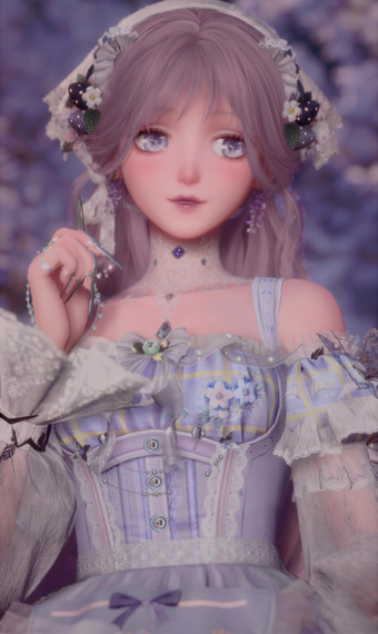 Light Purple Short Dress image