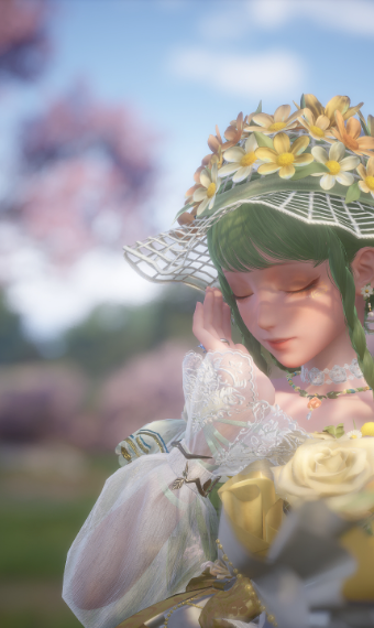 Frolicking Through The Flowers image