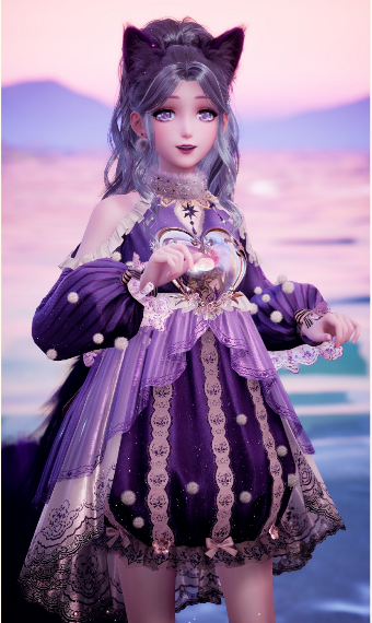 Purple Cat image