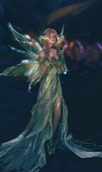 The fairy in the forest image