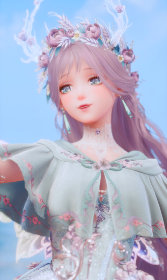 Mint Purple Capelet Fairy image