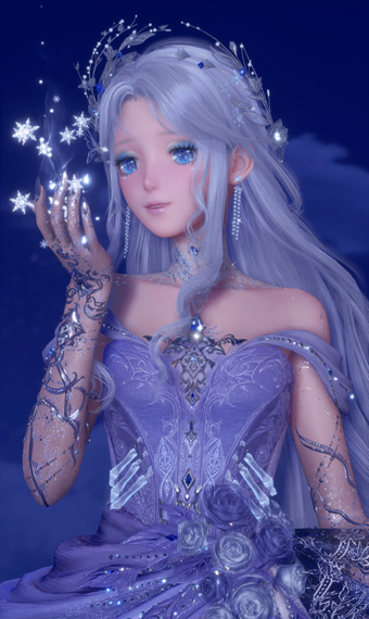 Light Purple Long Dress image