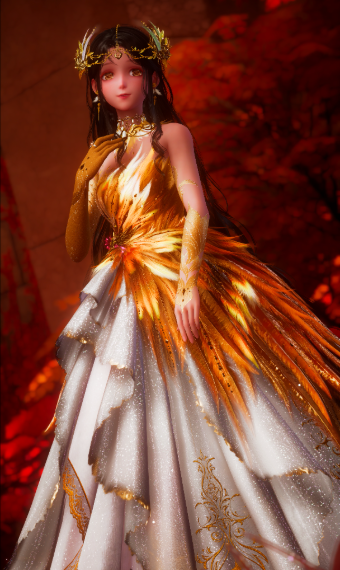 Feathered in Gold image