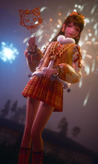 Festive School Girl image