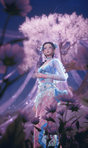 Cotton Candy and Lavender image