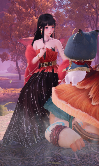 red lady image