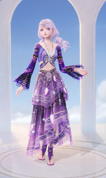 Snail of purple magic image