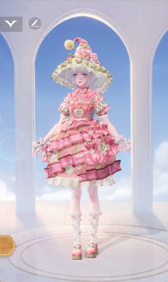 Happy pink mushroom2 image