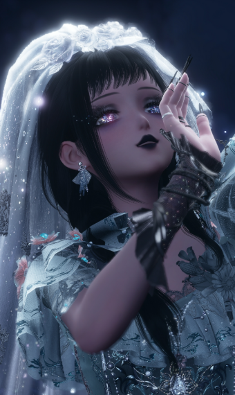 Goth bride image