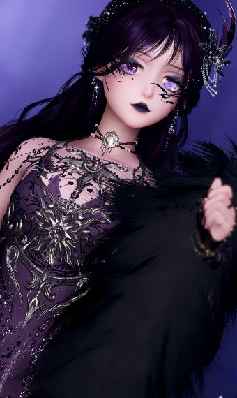 Lady in Purple image