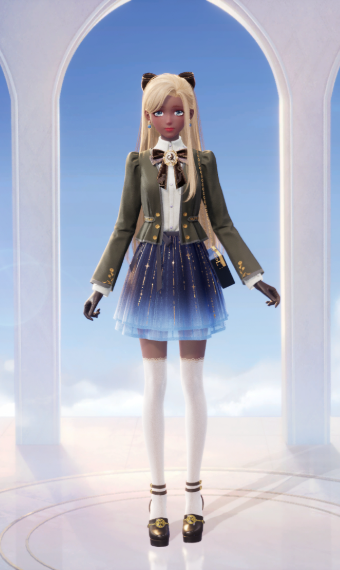Preppy Academia Blue image