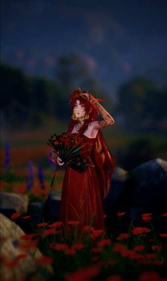Fiery Poppies image