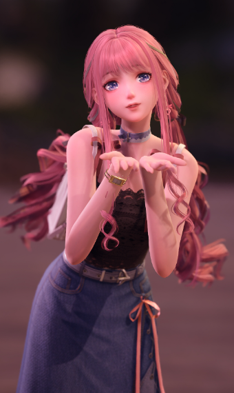 Pink Ribbon Denim image