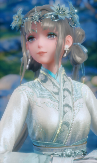 Light Blue Long Dress image