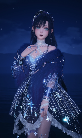 Cerulean Frost - Dyed image