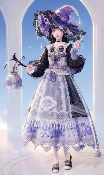 Purple witch image