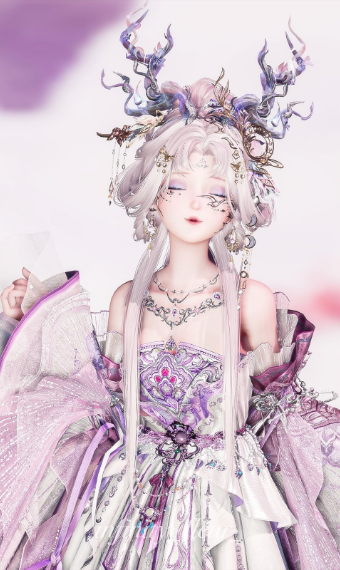 Amethyst Crown of the Dawn Blossom image