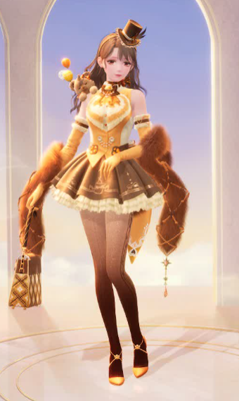 stylised racoon outfit. image