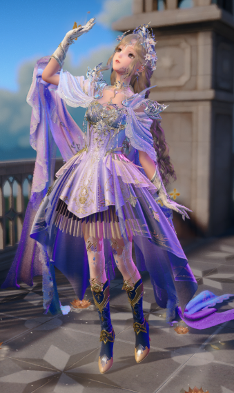 Purple Birthday Knight image
