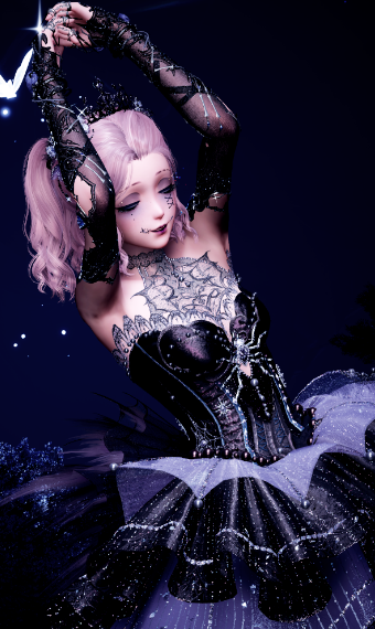 Purple and Black image