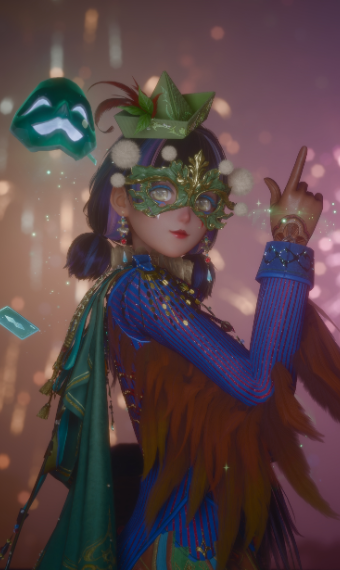 Colorful Jester image
