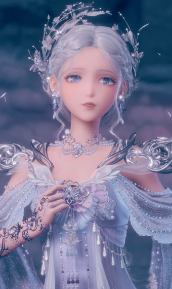 Light Purple Dress Cape image