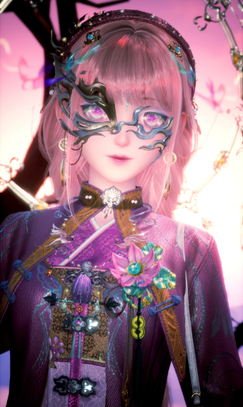 pink burst image