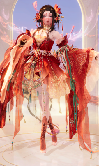 Crimson Flower image
