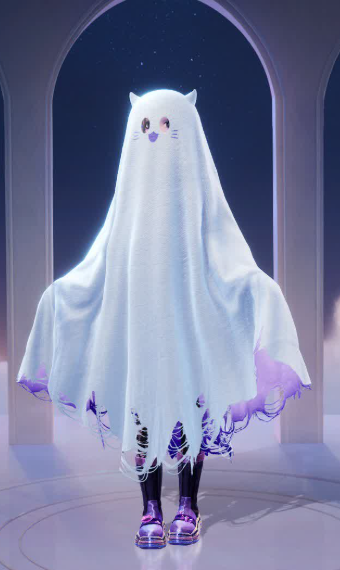 me as ghostly image