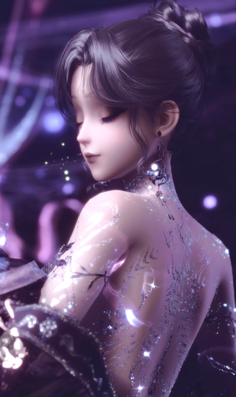 Purple Skin Dress Cover image