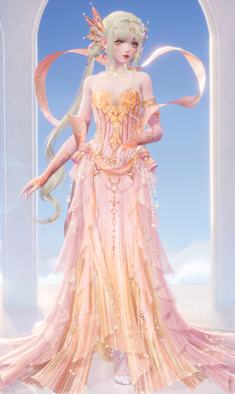 Sunset mermaid image