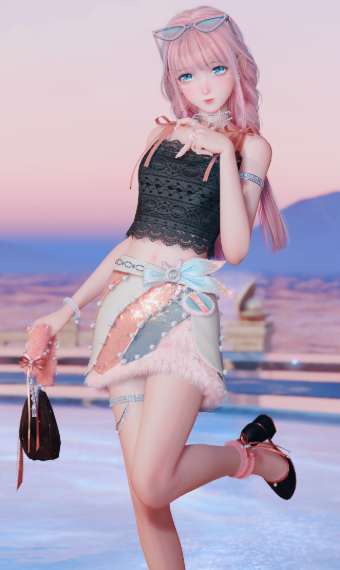 Ribbons and glitter image
