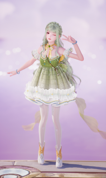 Green bubbles image