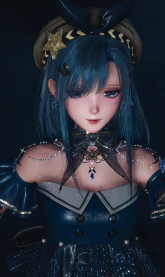 blue look image