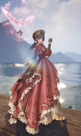 Captain Red Dress image