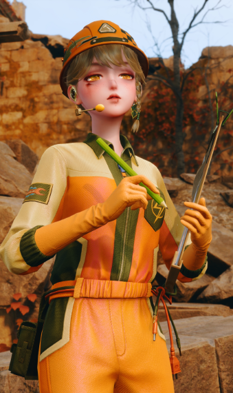 safety orange image
