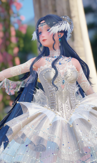 Above the Web is an Angelic Fencer image