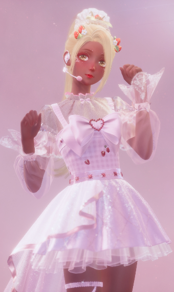 pastel pink idol image